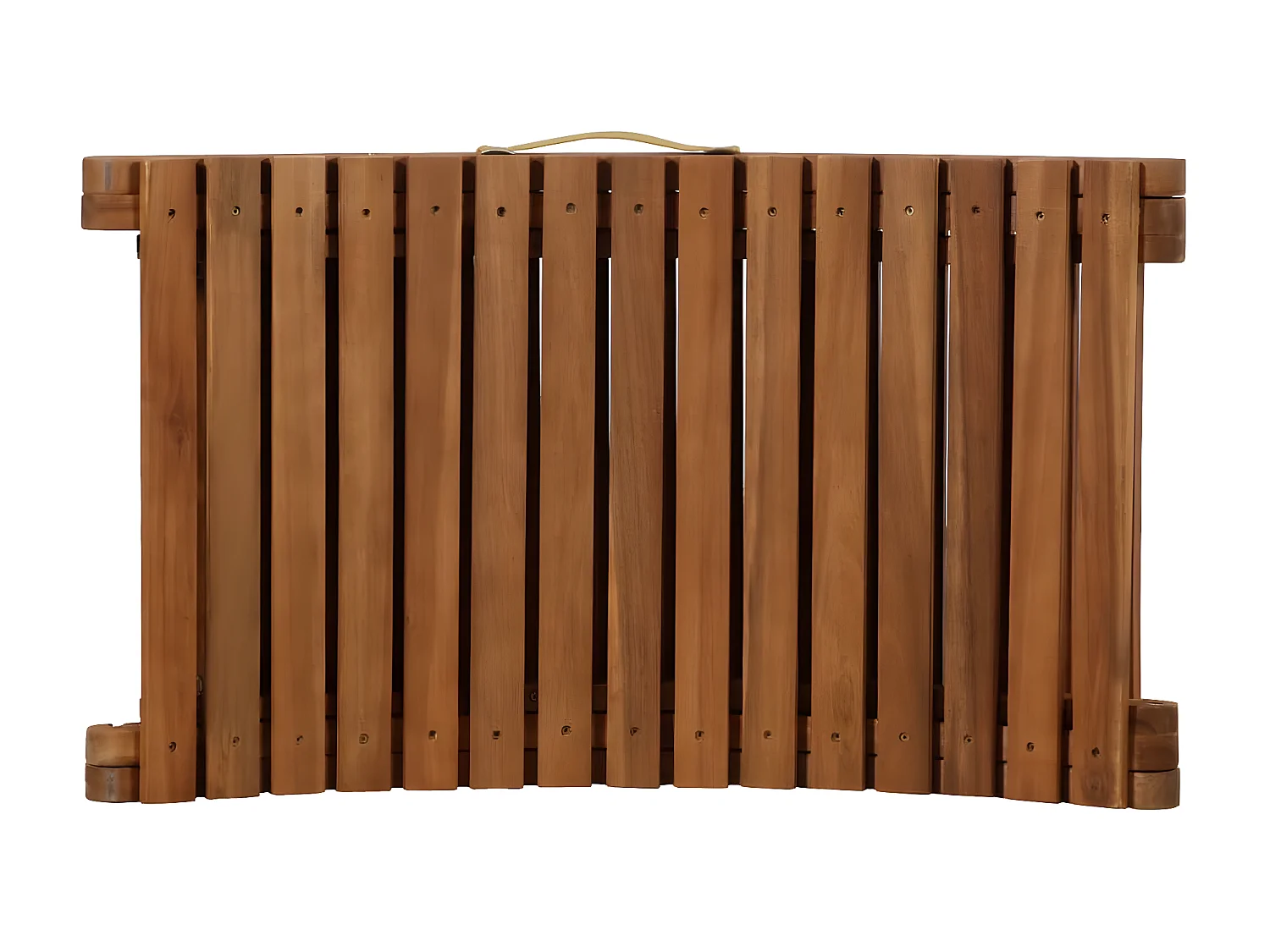 Bain de soleil avec coussin Bois d'acacia solide Gris foncé SEF78303