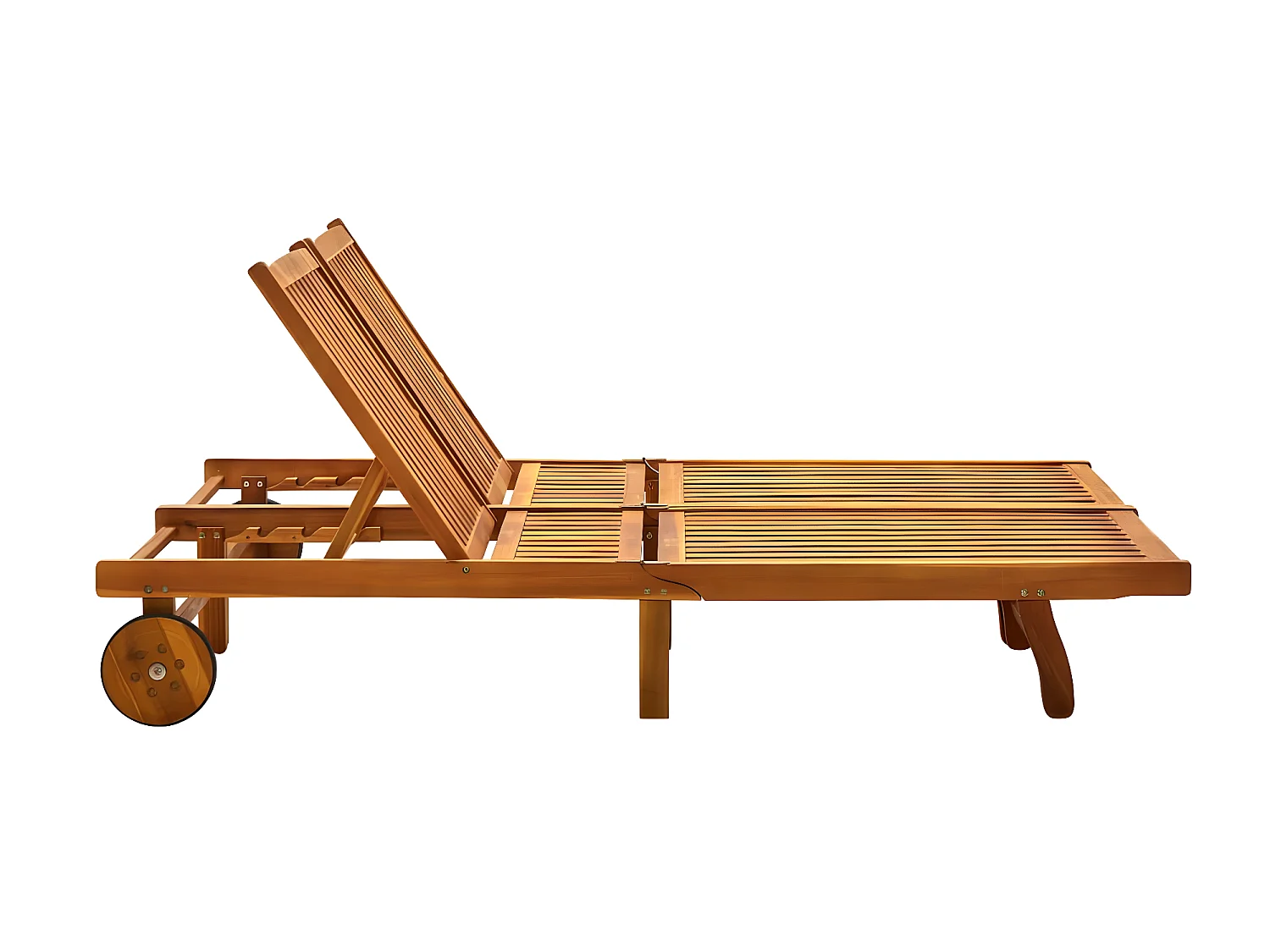 Tumbona para 2 personas madera maciza de acacia ES27510