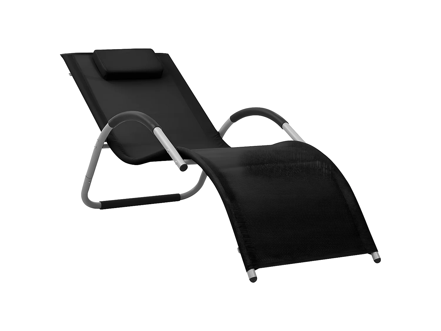 Bain de soleil Textilène Noir et gris SEF41607