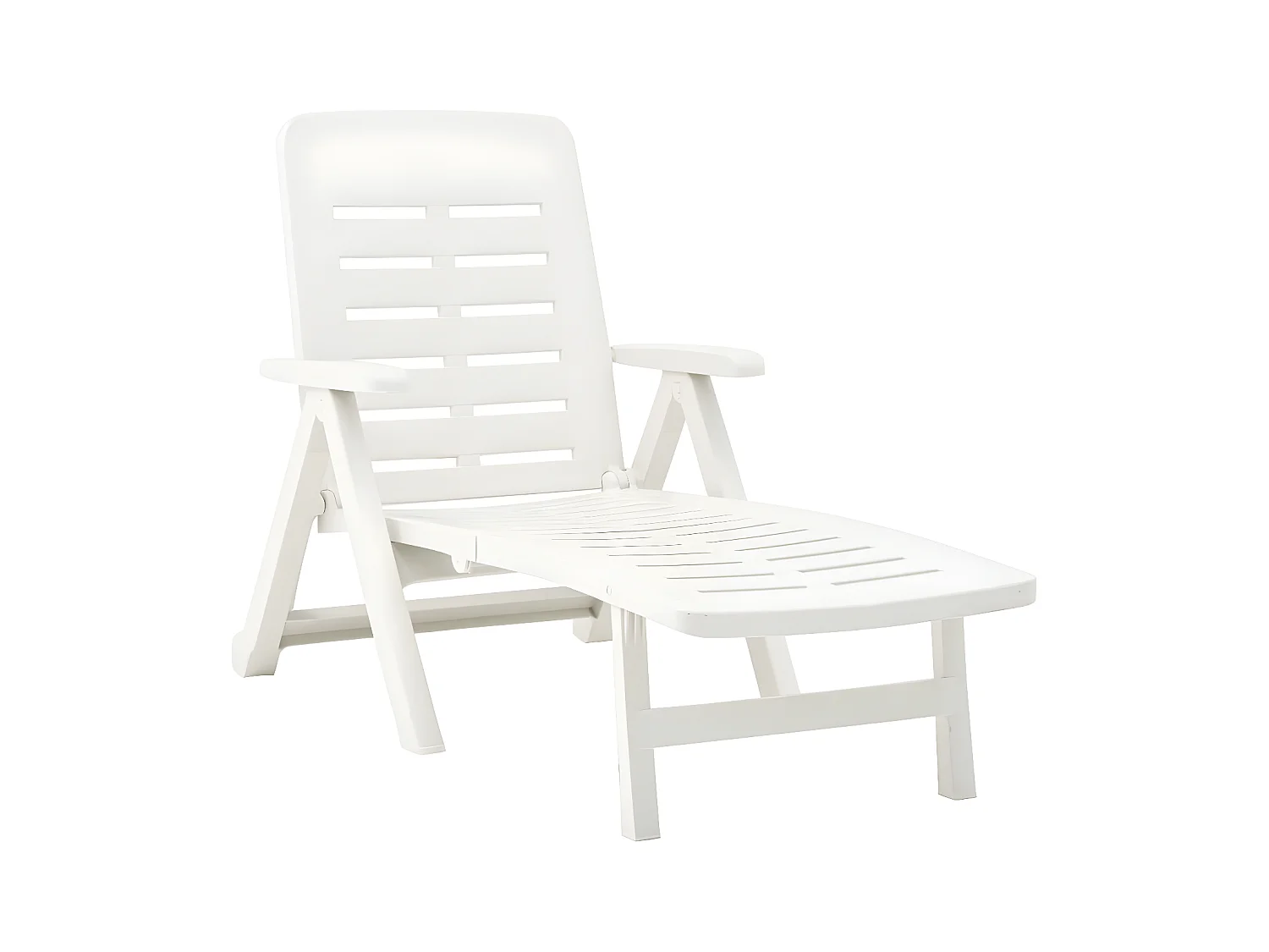 Bain de soleil pliable Plastique Blanc SEF29460