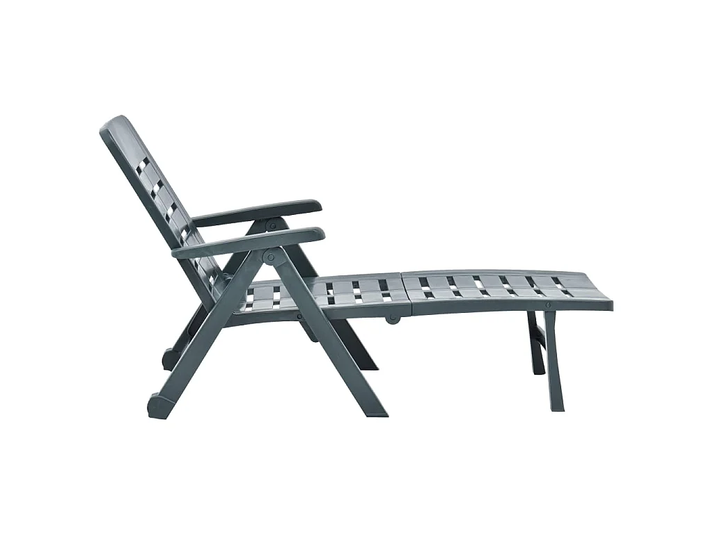 Bain de soleil pliable Plastique Vert SEF90551