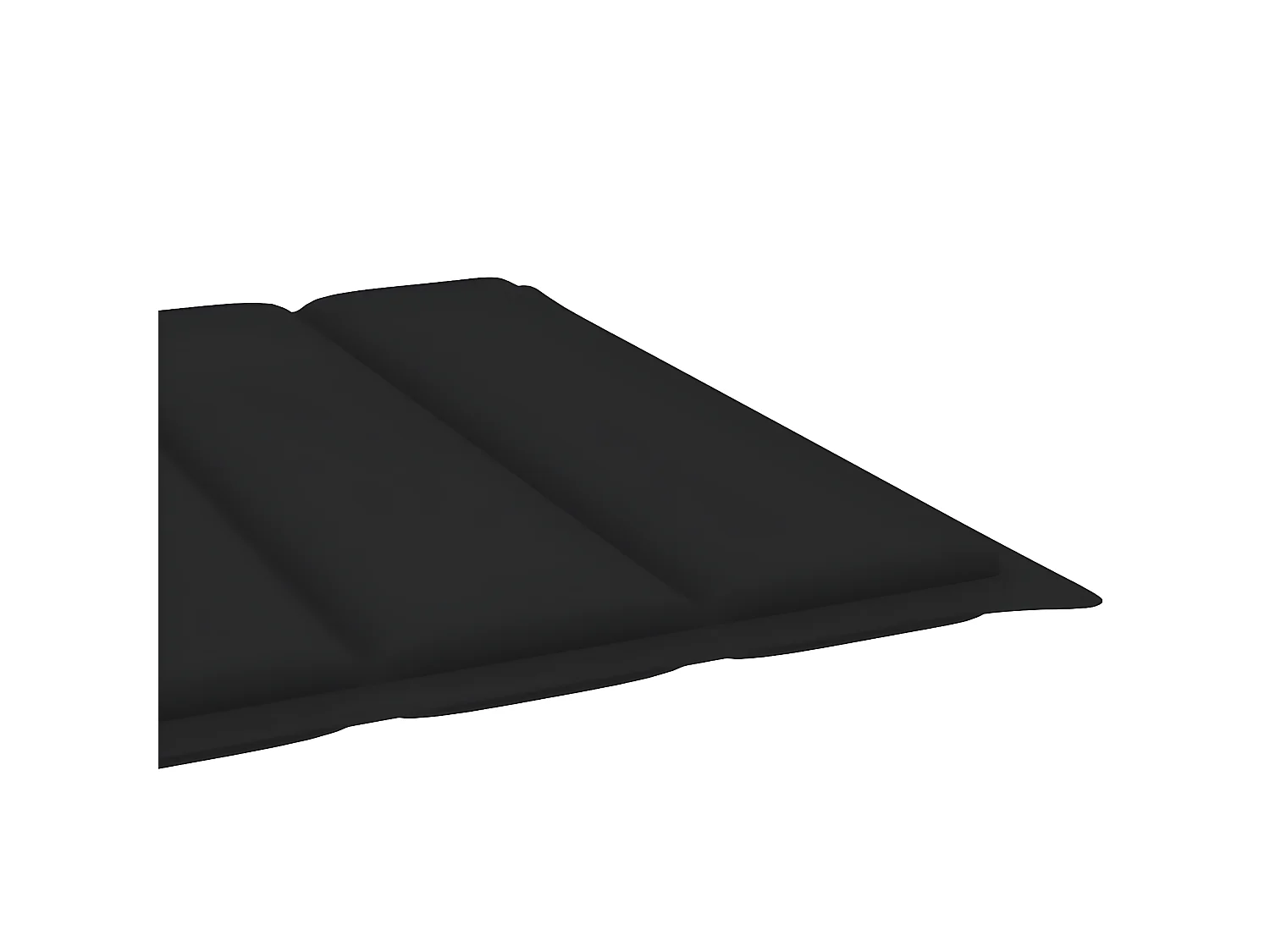 Bain de soleil avec coussin Bois d'acacia solide PEWV93893