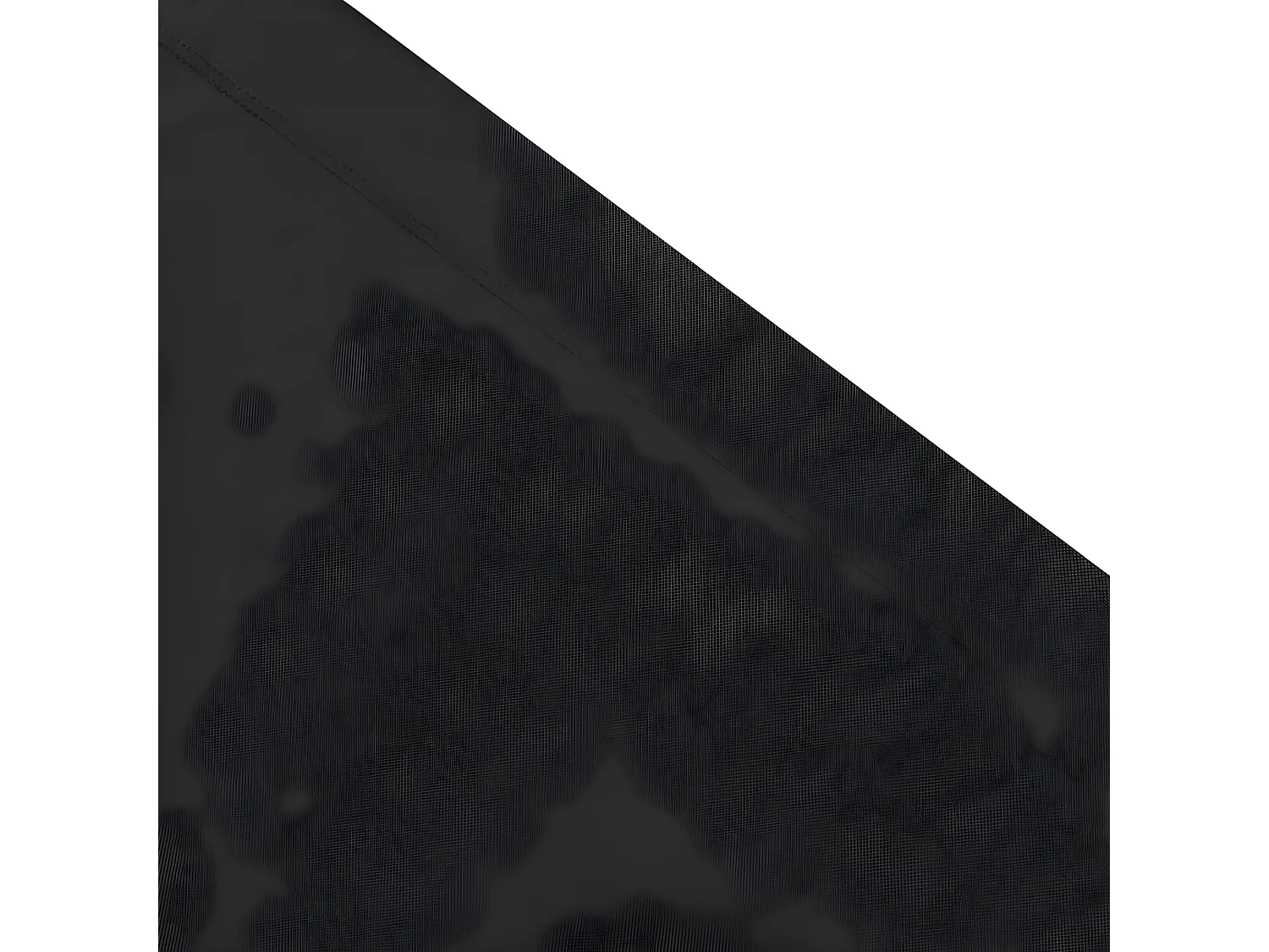 Bain de soleil avec auvent Noir PEWV43310