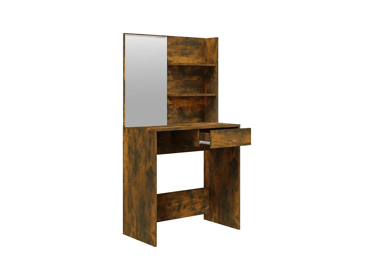 Kaptafelset 74,5x40x141 cm gerookt eiken NL709469