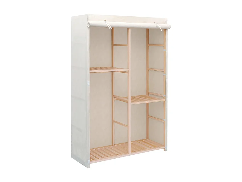 Roupeiro/guarda-roupa 3 prateleiras 110x40x170 cm PT975167