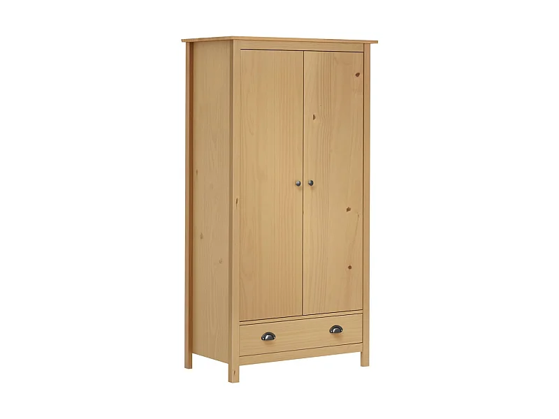Roupeiro 2 portas Hill 89x50x170 cm pinho maciço PT418147