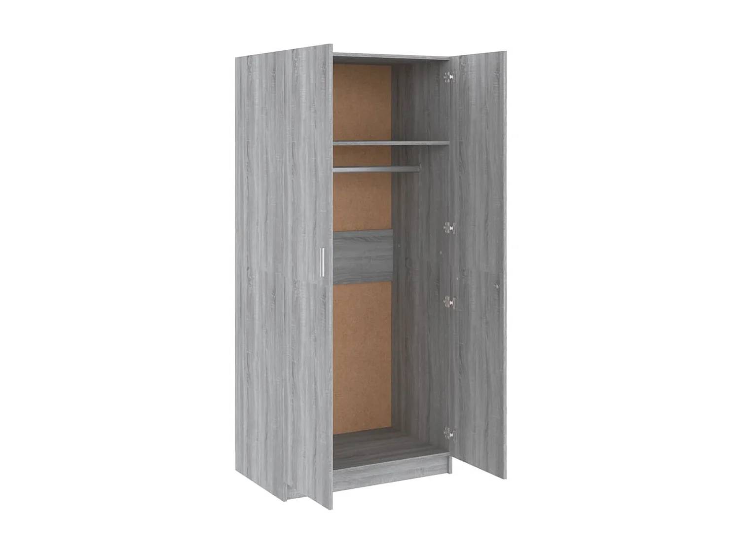 Garde-robe Sonoma gris 80x52x180 cm Bois d'ingénierie OFR74453 BonneVie Meuble