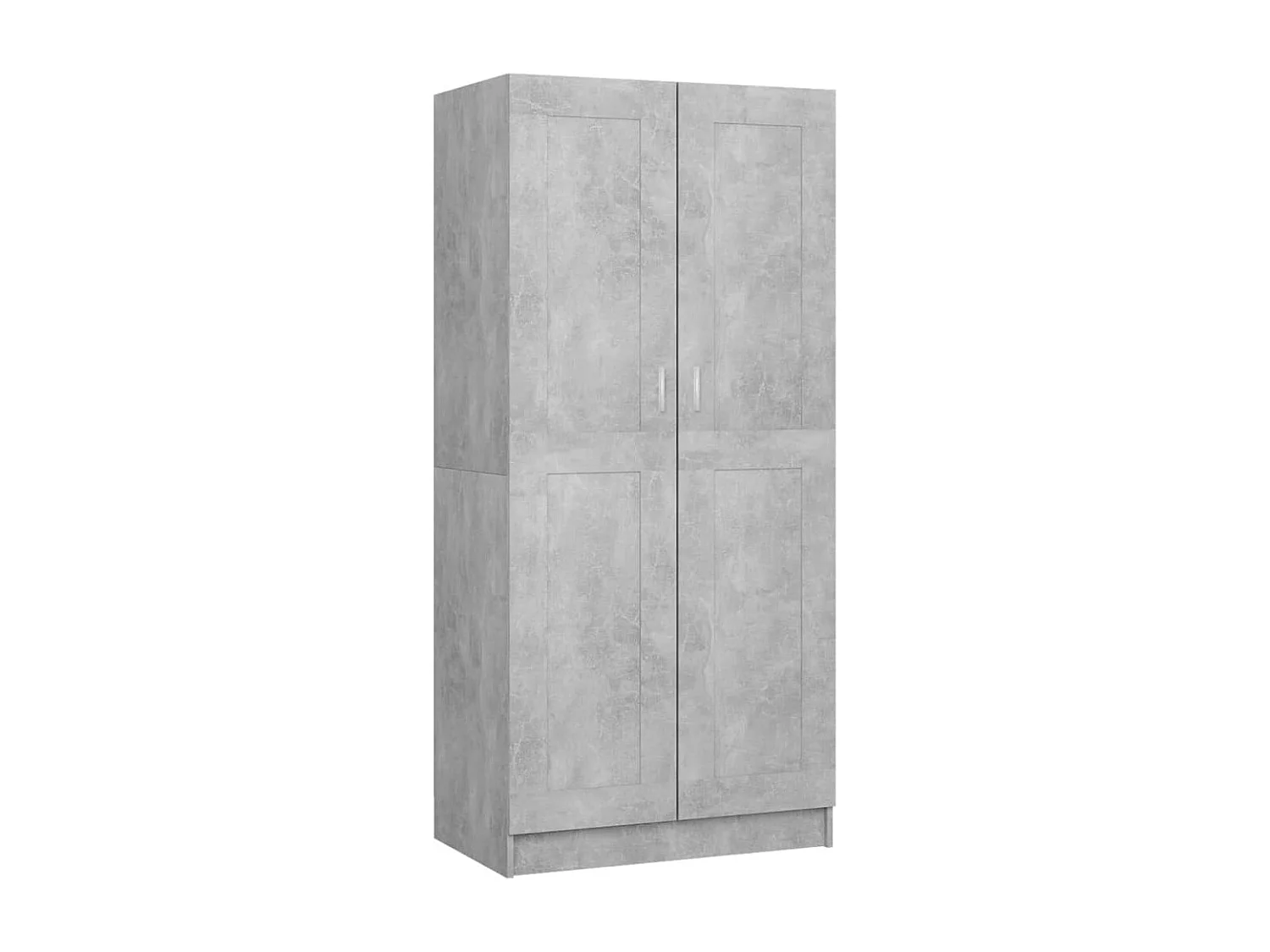 Garde-robe Gris béton 82,5x51,5x180 cm Aggloméré OFR58707 BonneVie Meuble