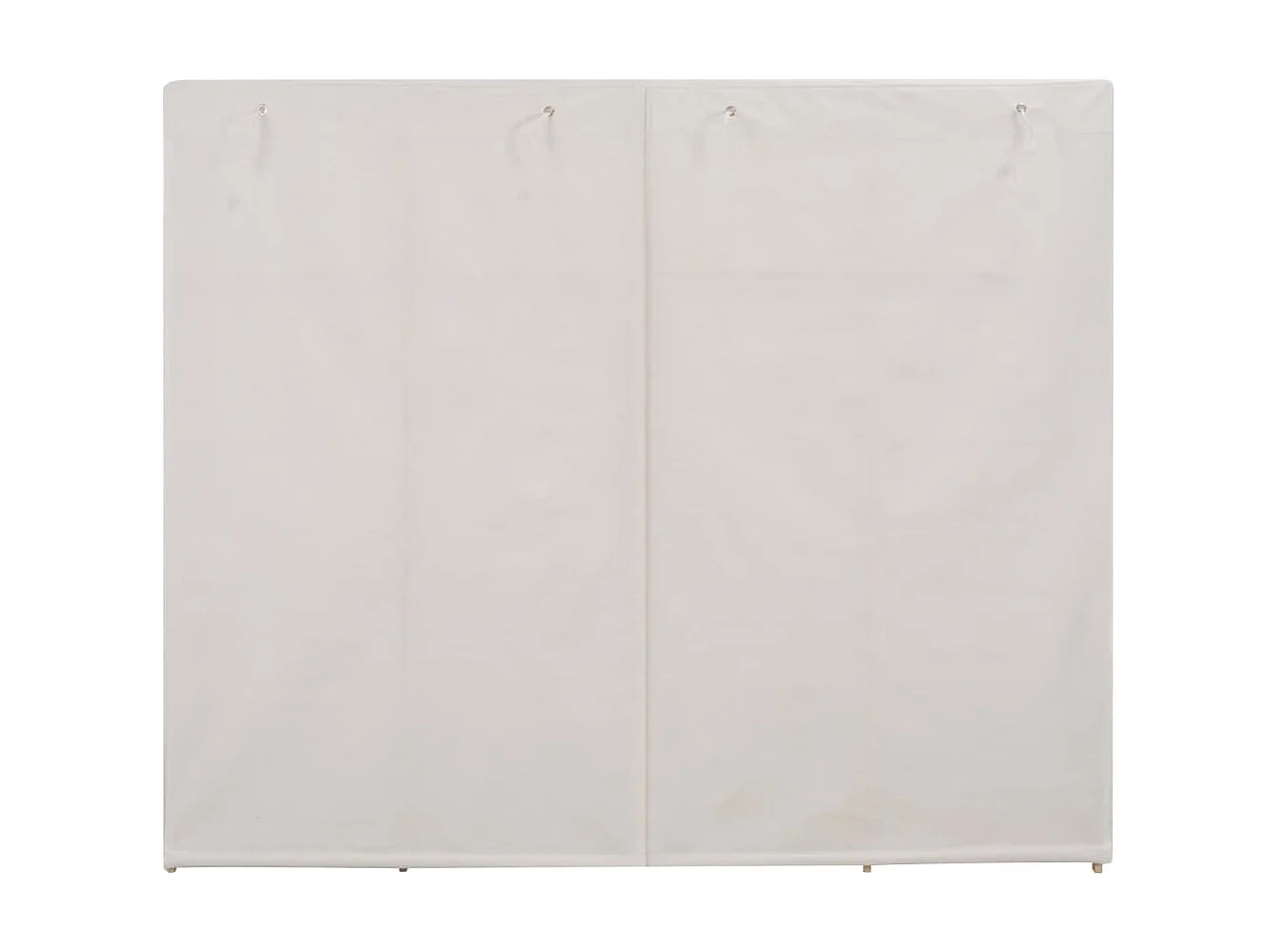 Garde-robe Blanc 200 x 40 x 170 cm Tissu OFR36977 BonneVie Meuble