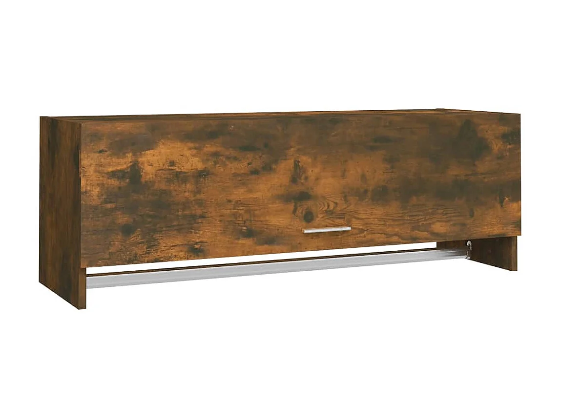 Garde-robe Chêne fumé 100x32,5x35 cm Bois d'ingénierie OFR22422 BonneVie Meuble