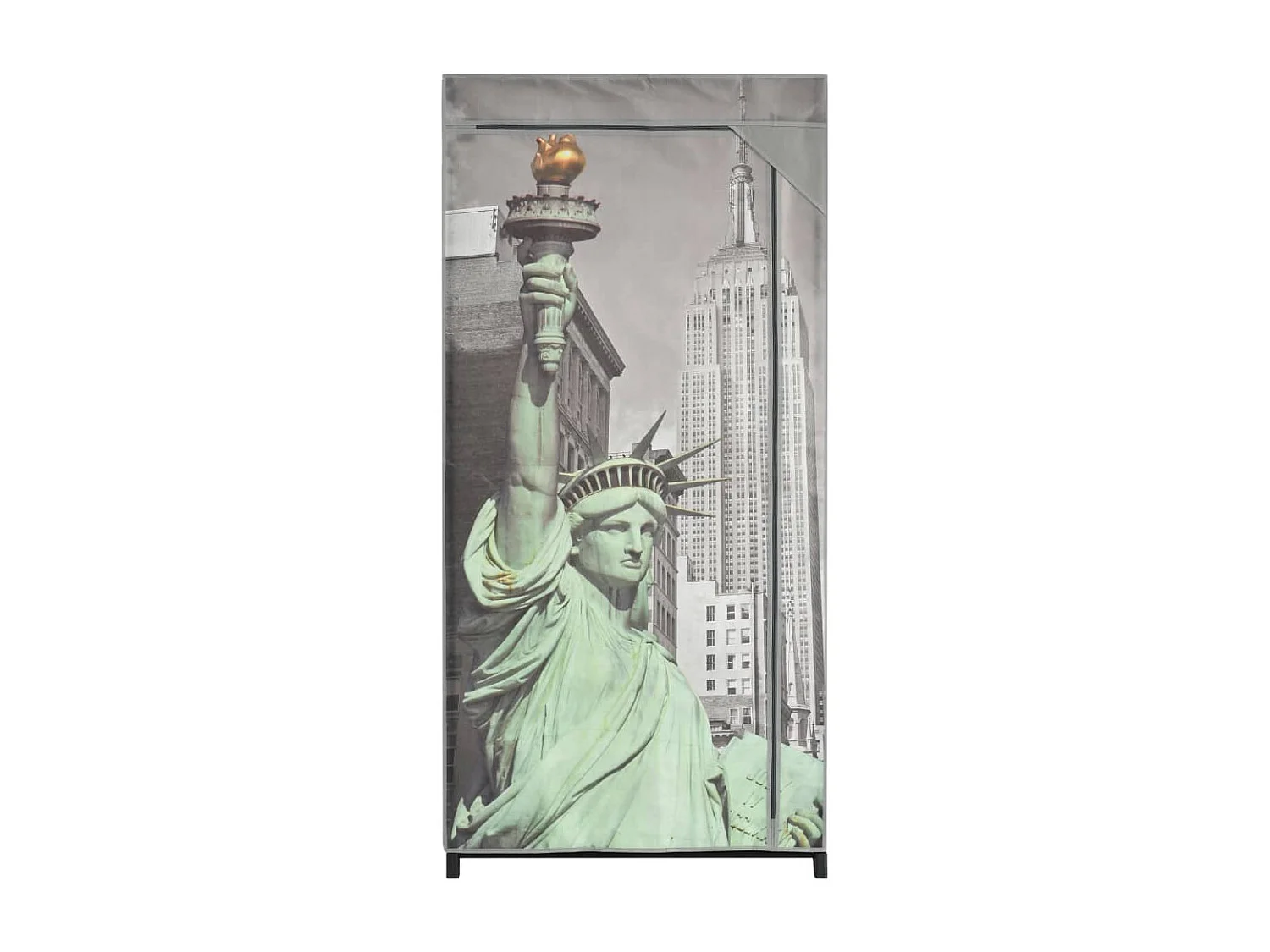 Garde-robe New York 75x45x160 cm Tissu OFR12049 BonneVie Meuble