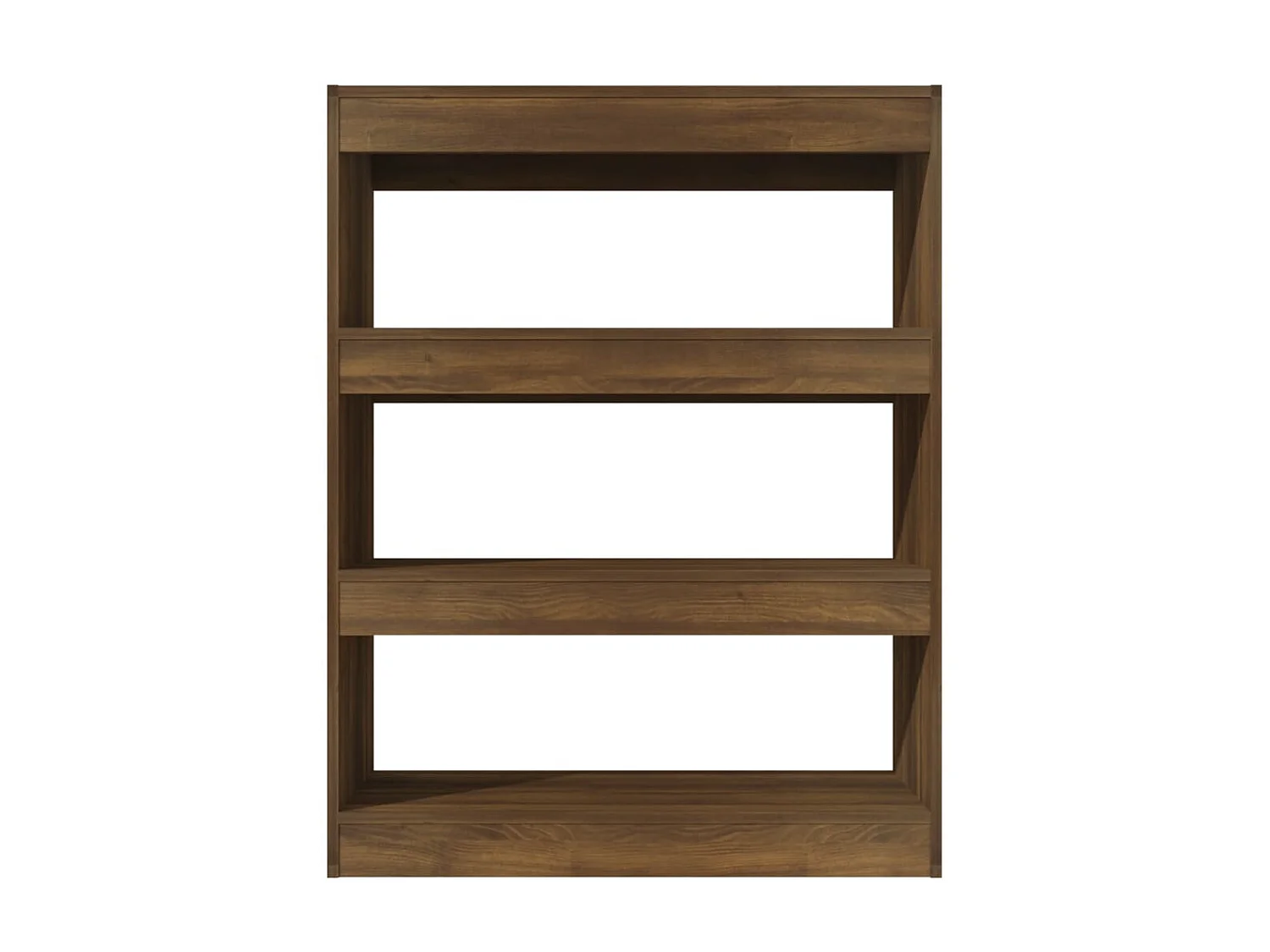 Bibliothèque Chêne marron 80x30x103 cm Bois ingénierie OFR61696 BonneVie Meuble