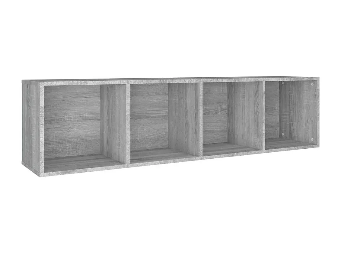 Bücherschrank/TV-Schrank,TV-Möbel Grau Sonoma 36x30x143 cm Holzwerkstoff -gkd452932