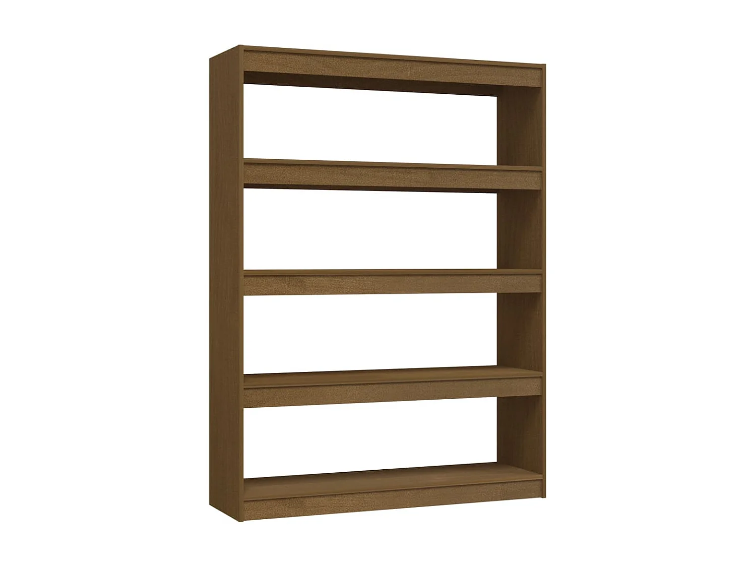 Bücherregal/Bücherschrank,Raumteiler 100x30x135,5 cm Massivholz Kiefer -gkd659563