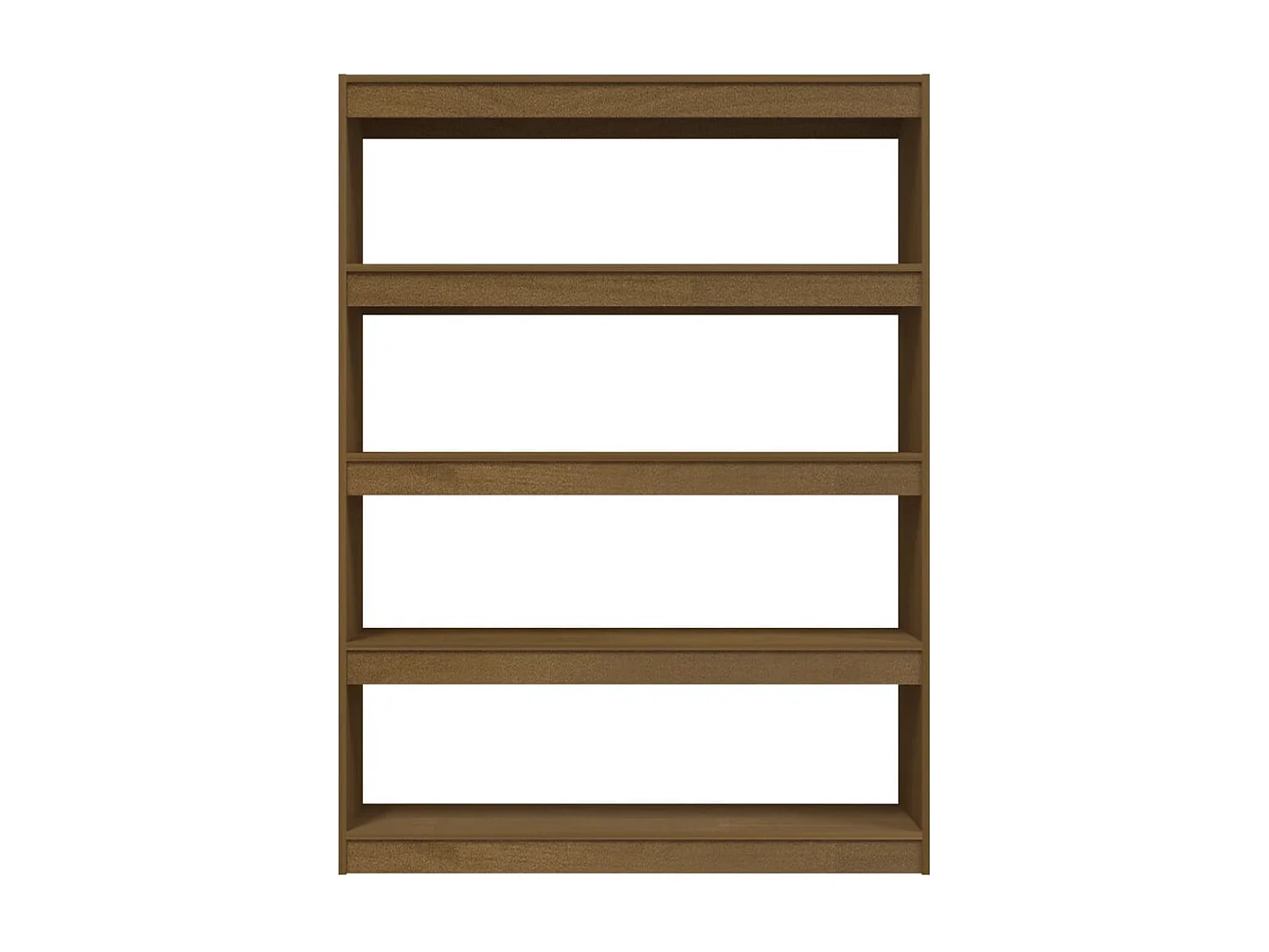 Bücherregal/Bücherschrank,Raumteiler 100x30x135,5 cm Massivholz Kiefer -gkd659563