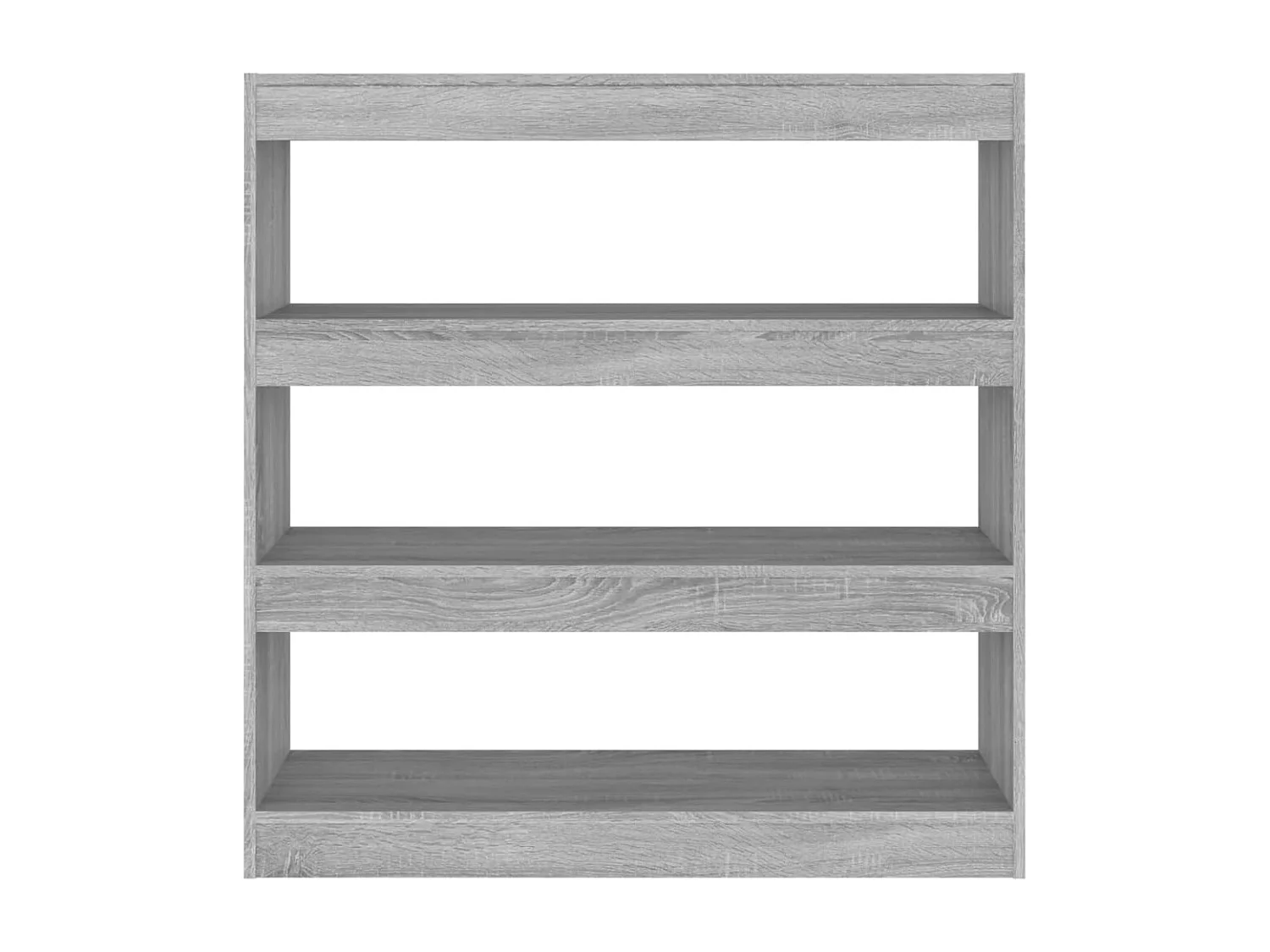 Bibliothèque-Séparateur de pièce Sonoma gris 100x30x103 cm OFR54559 BonneVie Meuble