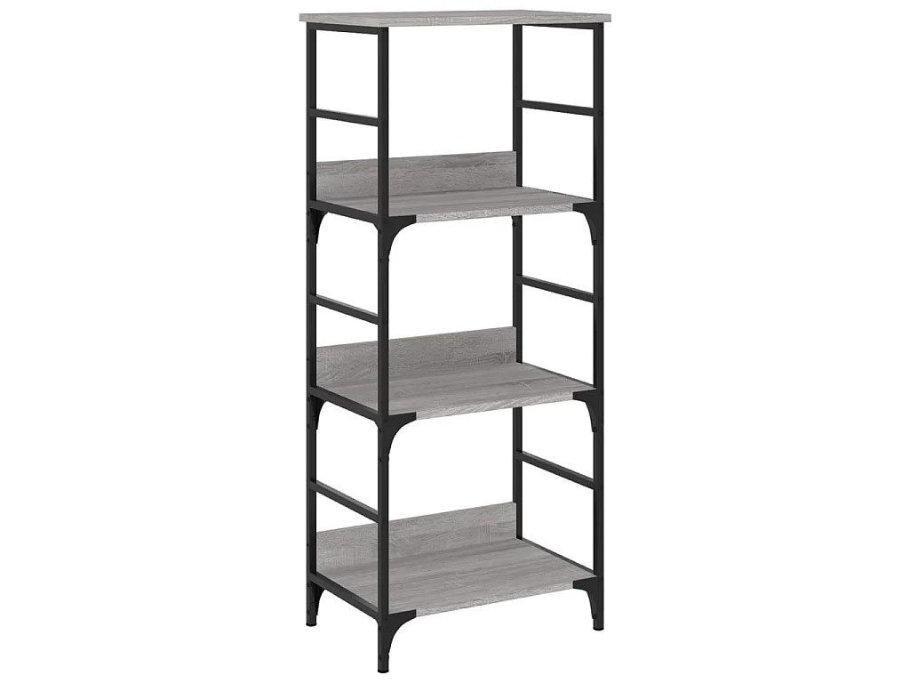 Bibliothèque sonoma gris 50x33x117,5 cm bois d'ingénierie OFR24235 BonneVie Meuble