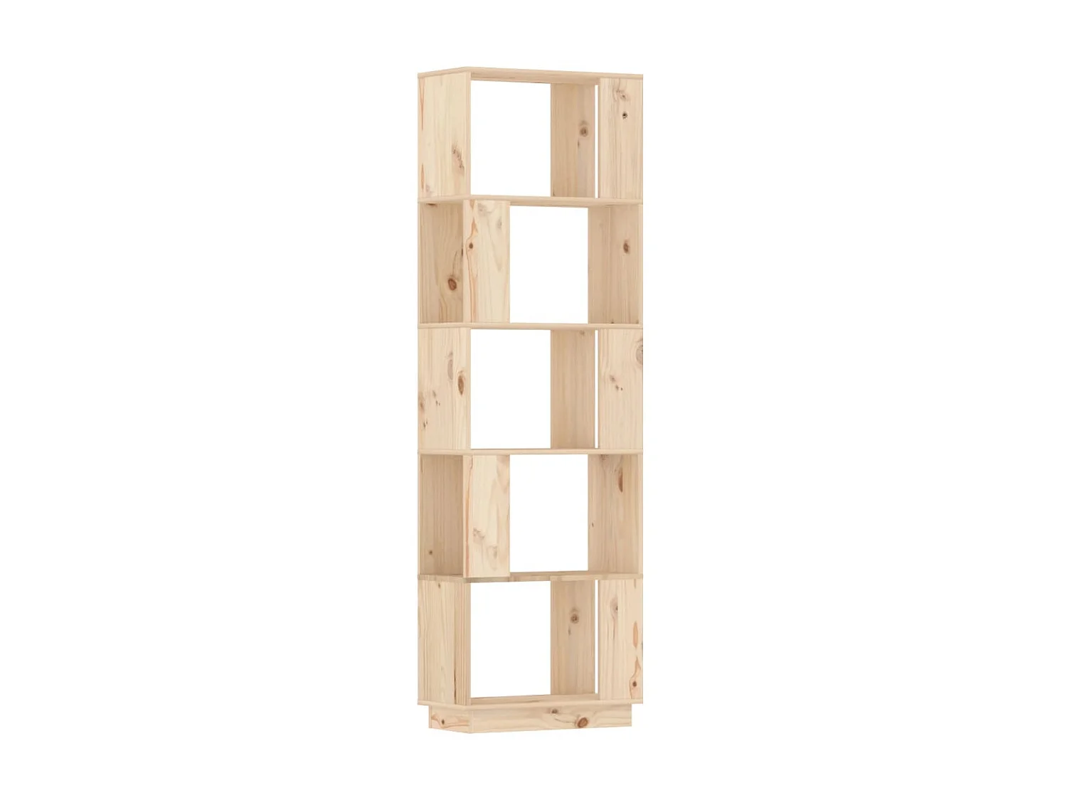 Bücherregal/Bücherschrank,Raumteiler 51x25x163,5 cm Massivholz Kiefer -gkd448918