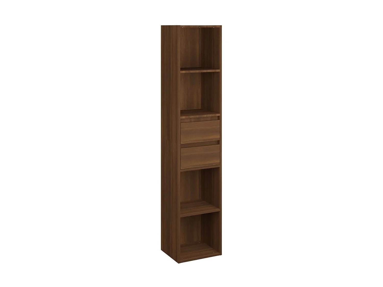 Bibliothèque Chêne marron 36x30x171 cm Bois d'ingénierie OFR82135 BonneVie Meuble