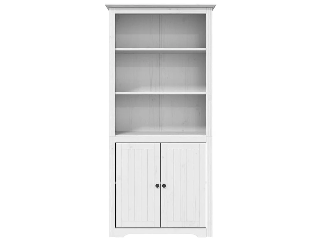 Librería BODO madera maciza de pino blanco 80x40x172 cm ES31036
