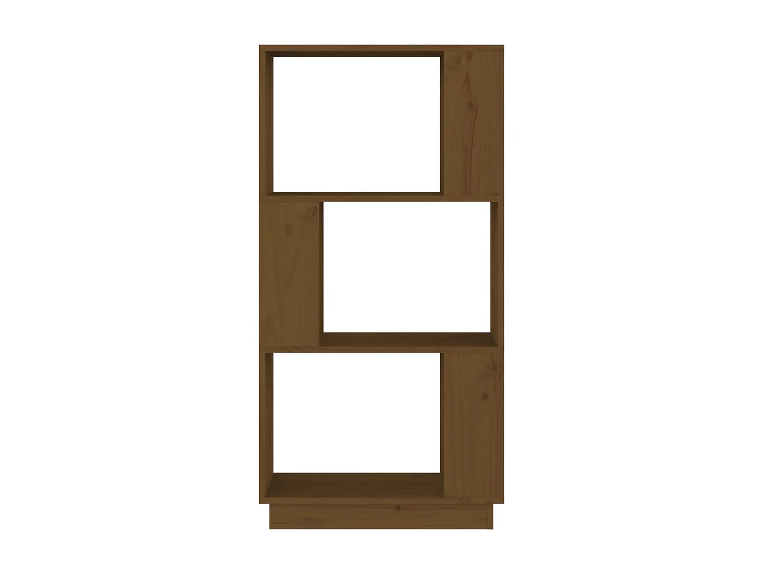 Bibliothèque Marron miel 51x25x101 cm Pin solide OFR39494 BonneVie Meuble