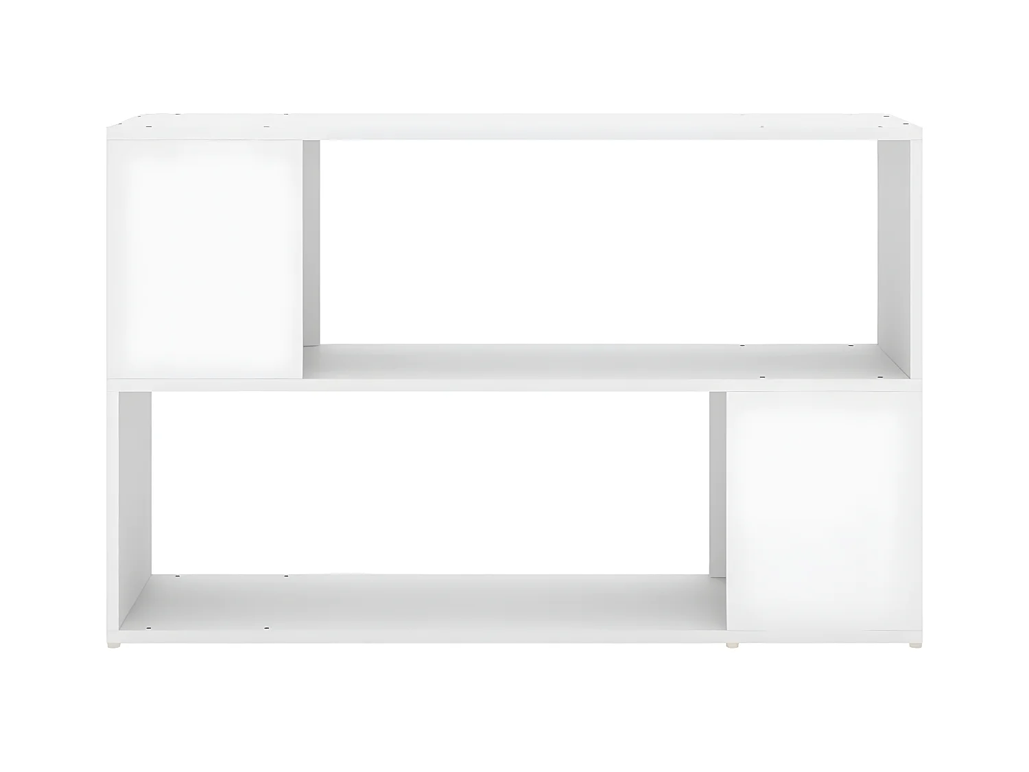 Biblioteca Estantería librería madera contrachapada blanco 100x24x63 cm ES42696