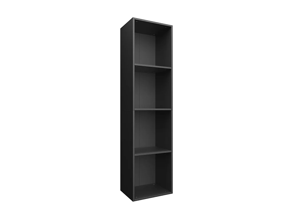 Bücherregal/TV-Schrank,TV-Möbel Schwarz 36x30x143 cm Holzwerkstoff -gkd604972