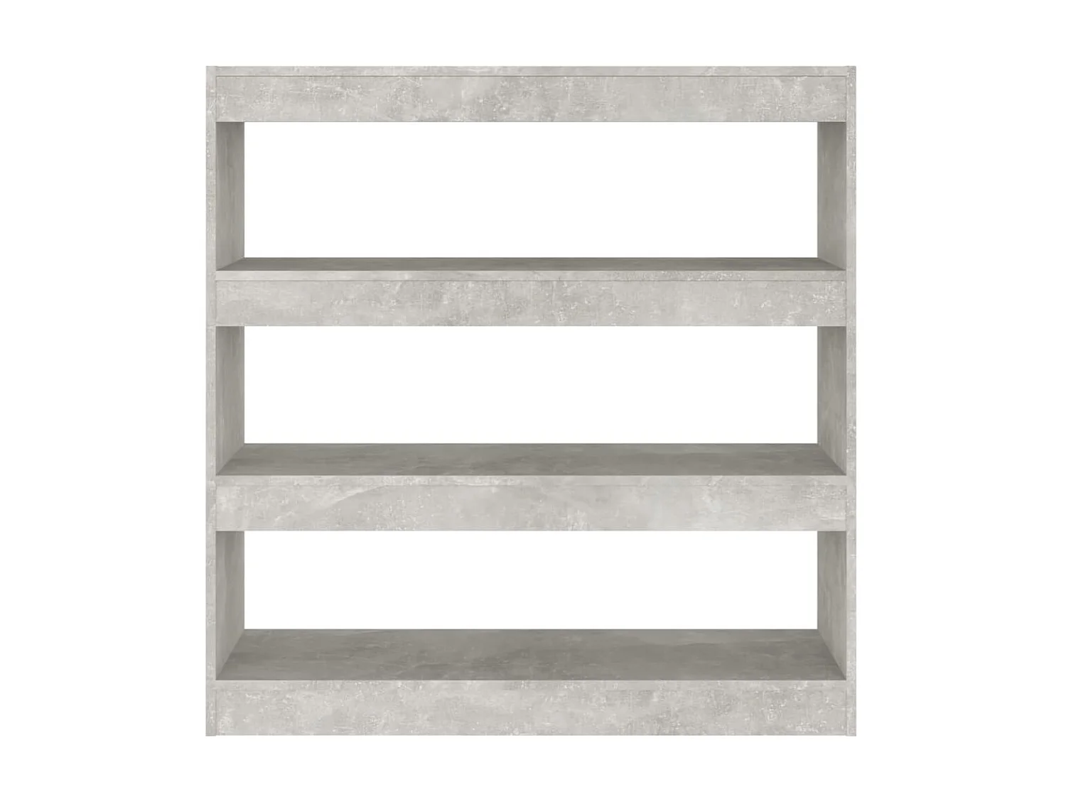 Bücherregal/Bücherschrank,Raumteiler Betongrau 100x30x103 cm -gkd362334