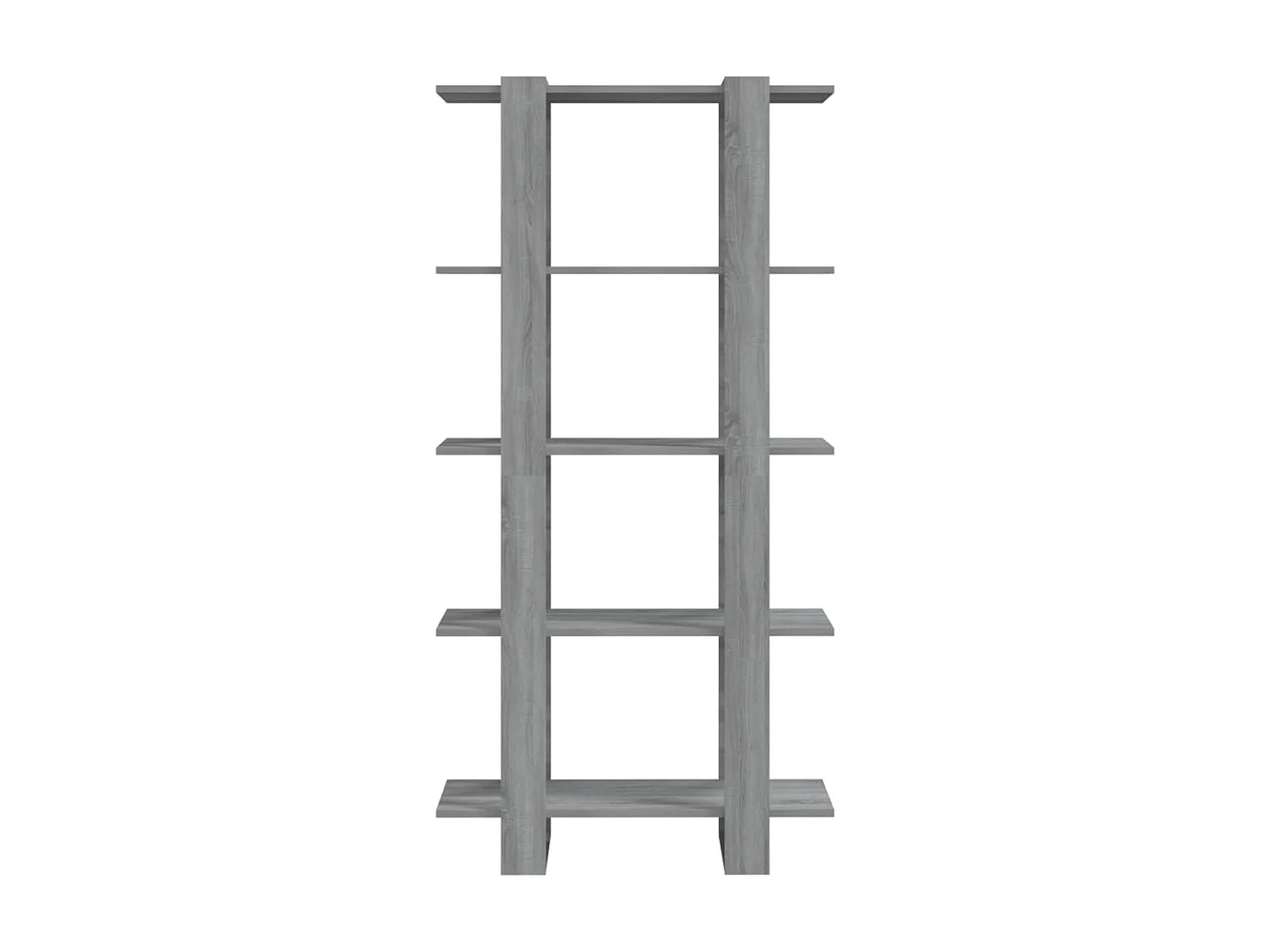 Bücherregal/Bücherschrank,Raumteiler Grau Sonoma 80x30x160 cm Holzwerkstoff -gkd303139