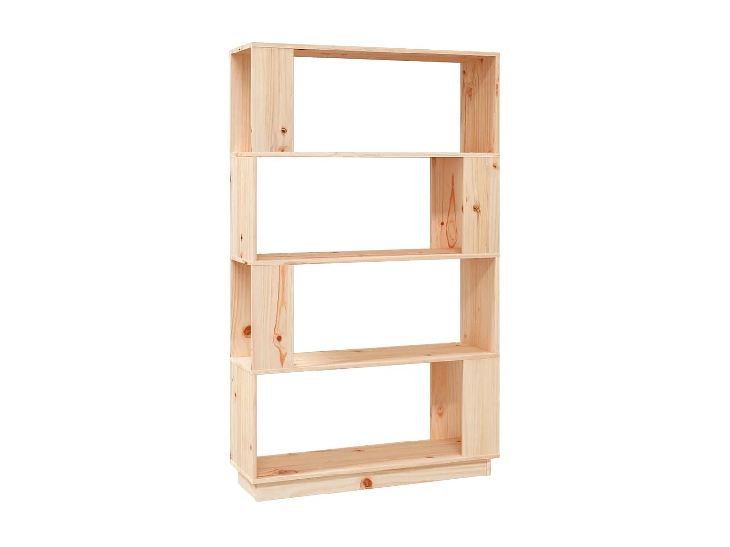 Bücherregal/Bücherschrank,Raumteiler 80x25x132 cm Massivholz Kiefer -gkd478641