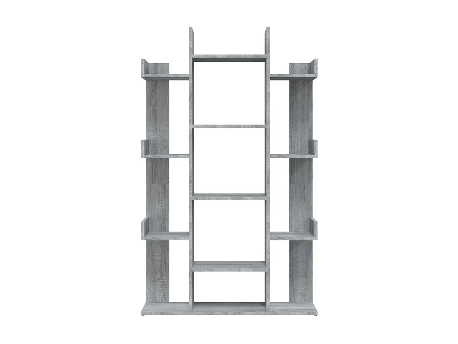 Bibliothèque Sonoma gris 86x25,5x140 cm Bois d'ingénierie OFR93997 BonneVie Meuble