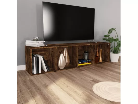 Kauf Unique Bücherschrank/TV-Schrank,TV-Möbel Räuchereiche 36x30x143cm Holzwerkstoff -gkd802884