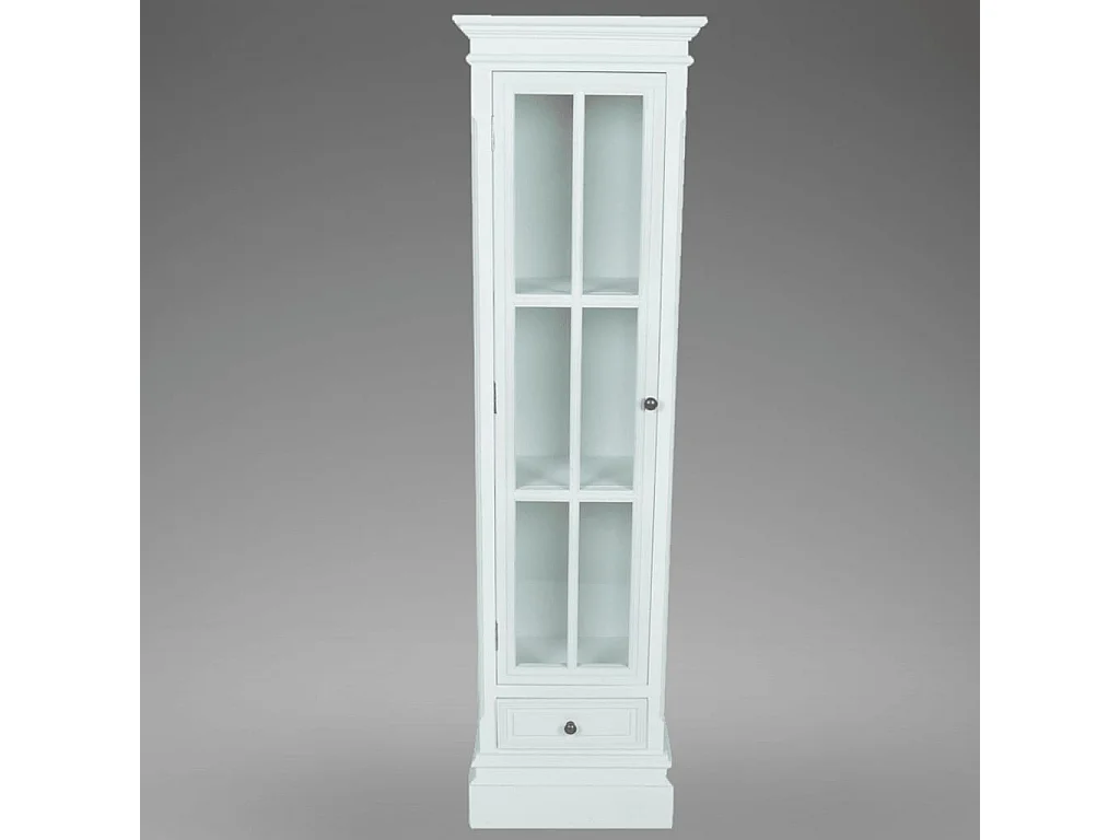 Bibliothèque avec 3 étagères Blanc Bois OFR54979 BonneVie Meuble