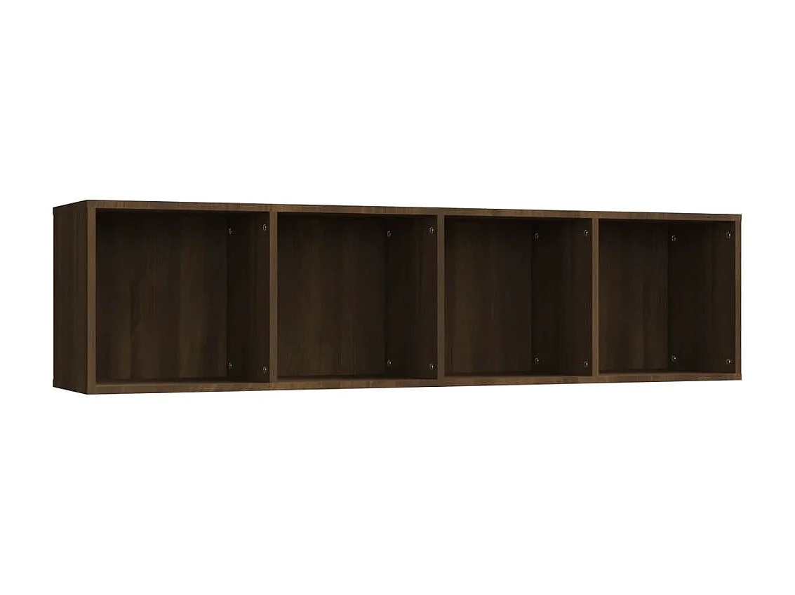 Bücherregal/TV-Schrank,TV-Möbel Braun Eiche 143x30x36 cm Holzwerkstoff -gkd782752