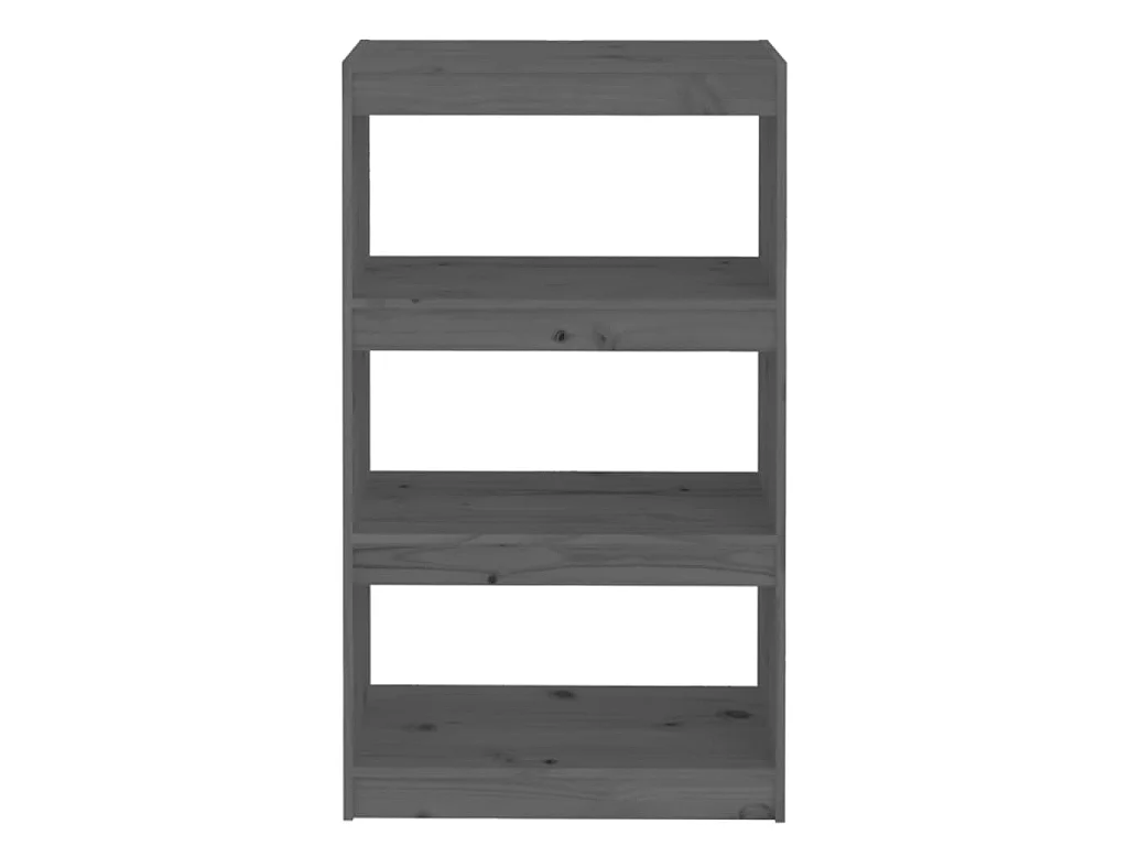 Estante/divisória 60x30x103,5cm madeira pinho maciça cinzento PT254301