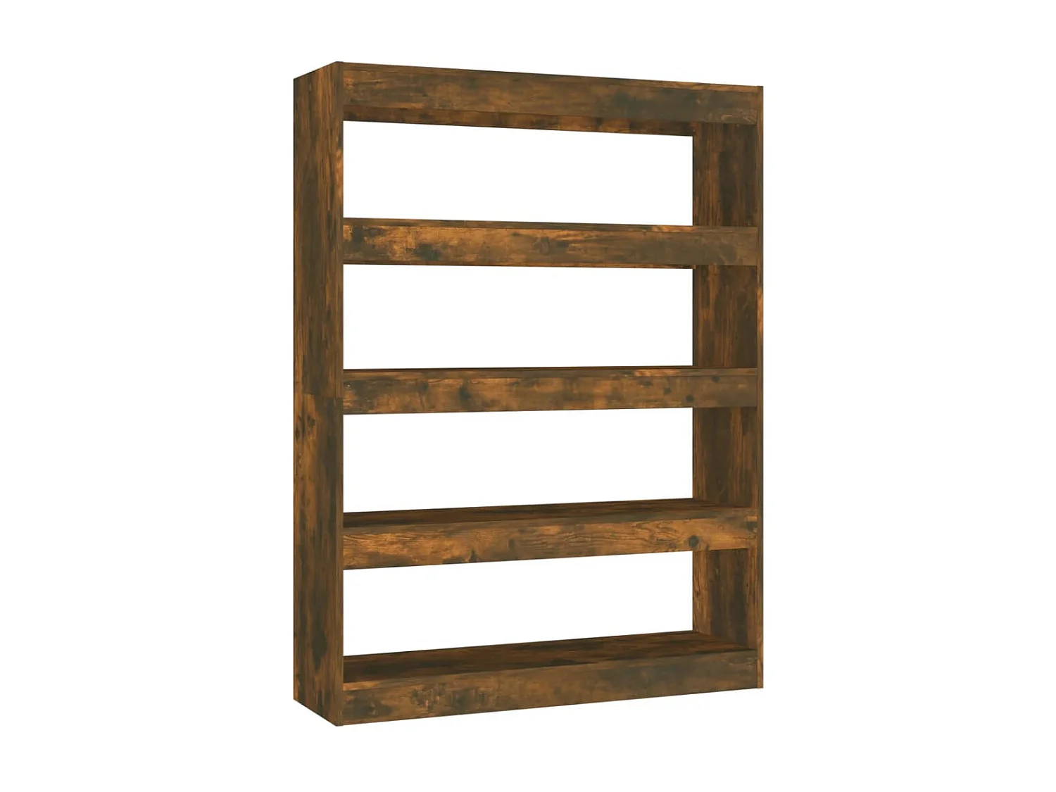 Bücherregal/Bücherschrank,Raumteiler Räuchereiche 100×30×135 cm -gkd687148