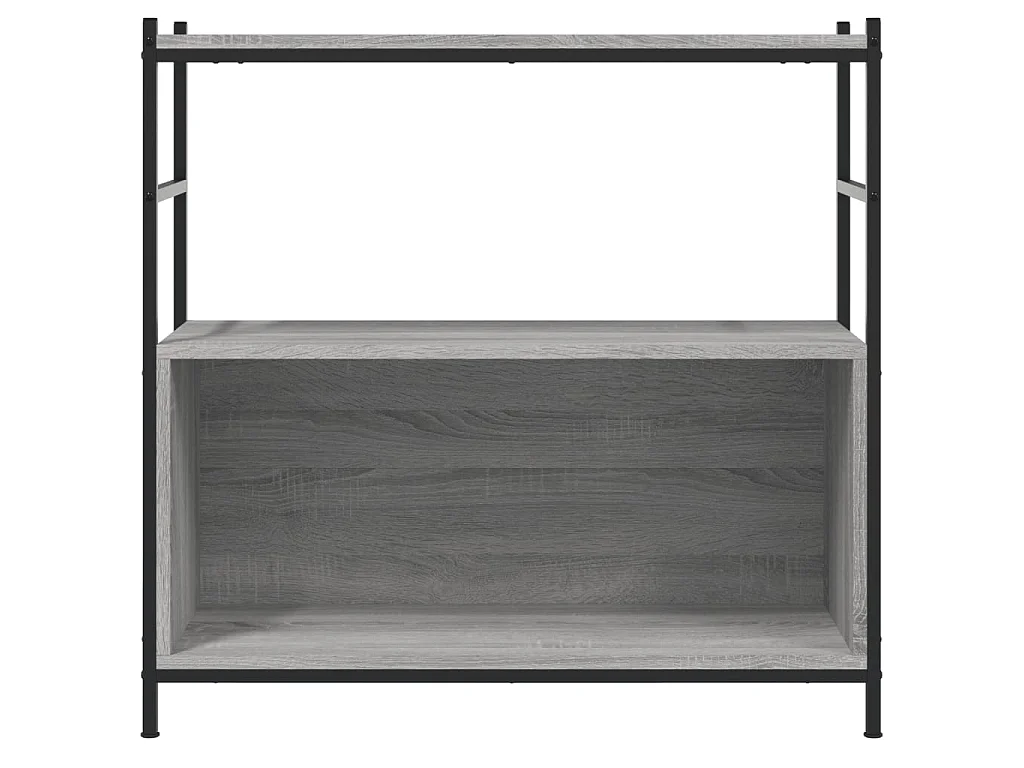 Estante 80x30x78,5 cm derivados de madeira e ferro cinza sonoma PT530380