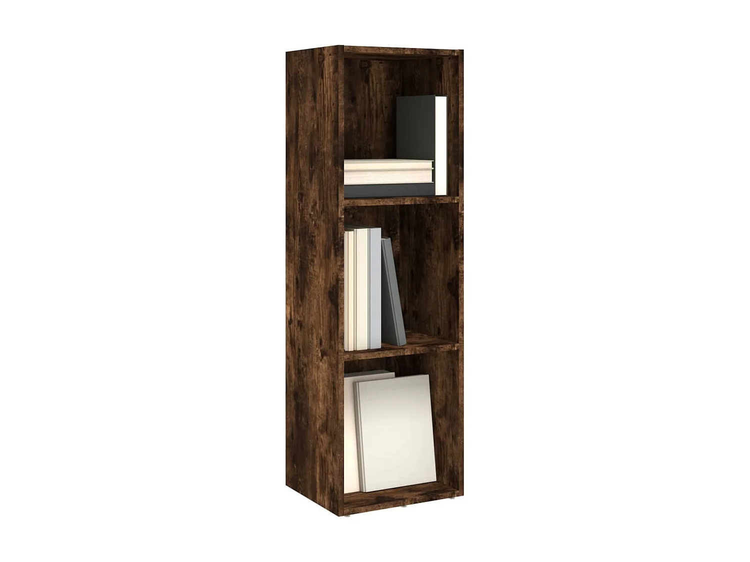 Meuble TV chêne fumé 36x30x114cm bois d'ingénierie BE65263