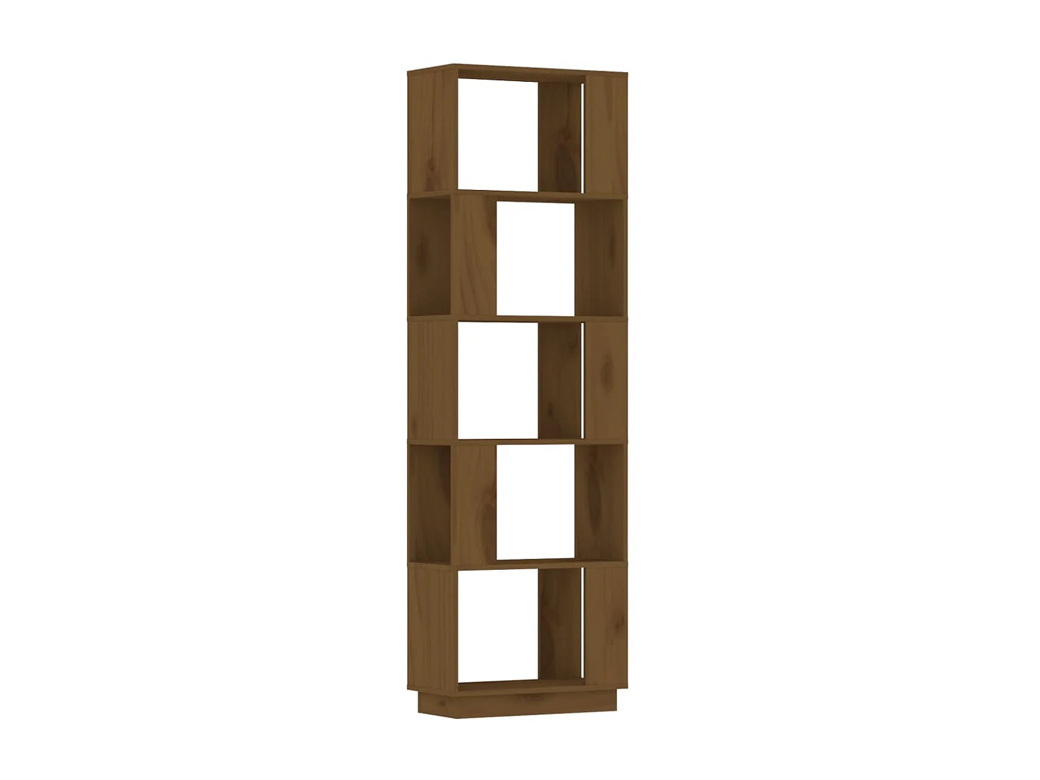 Bücherregal/Bücherschrank,Raumteiler Honigbraun 51x25x163,5 cm Massivholz -gkd253072