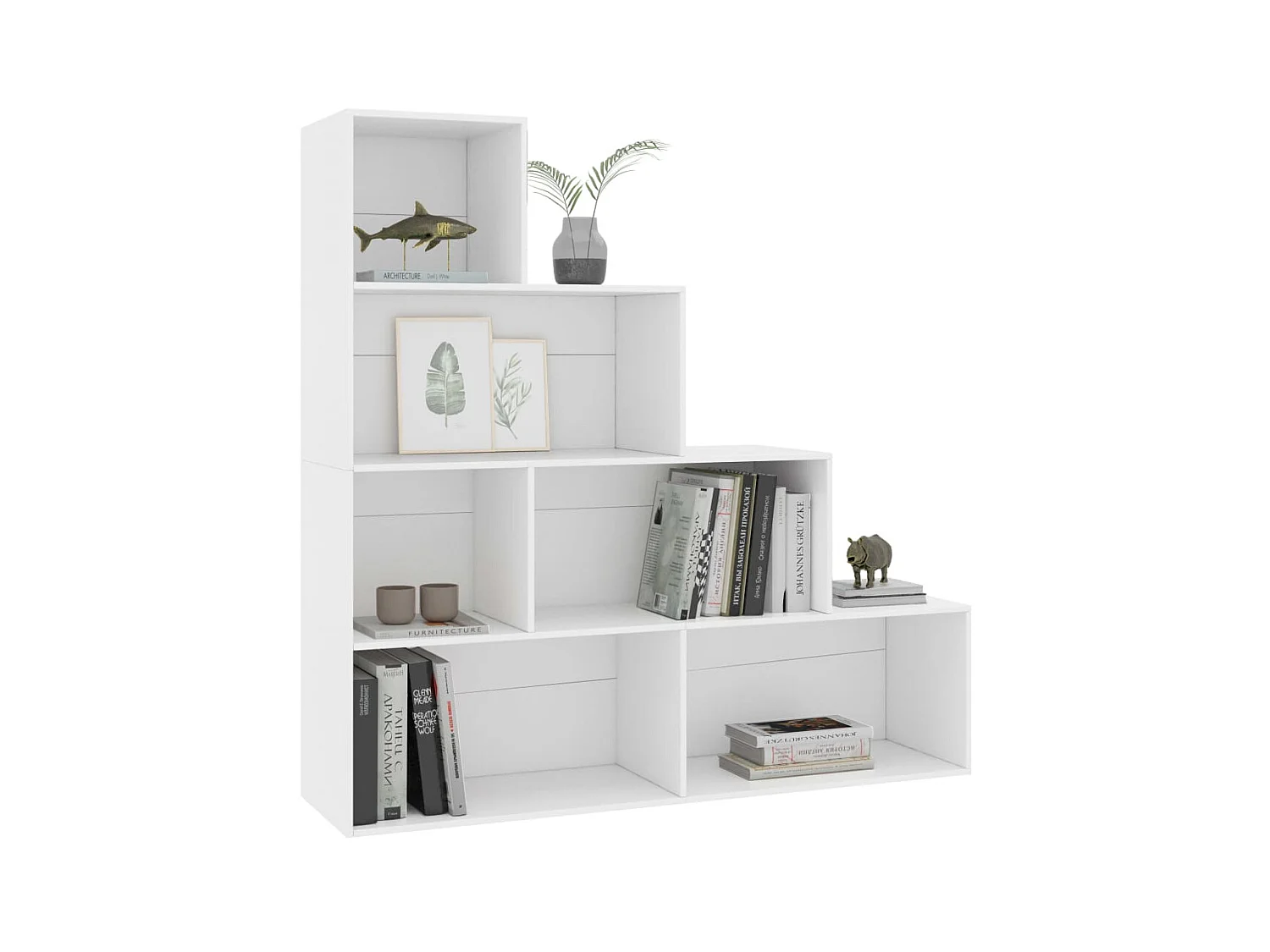 Bücherregal/Bücherschrank,Raumteiler Weiß 155x24x160 cm Holzwerkstoff -gkd749897