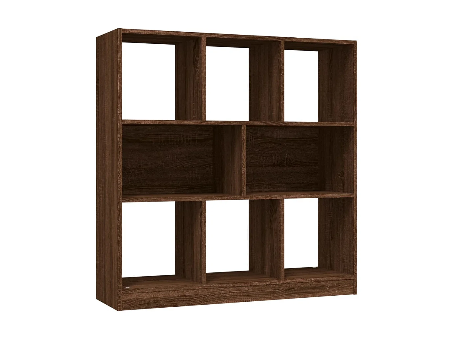 Bibliothèque Chêne marron 97,5x29,5x100 cm Bois d'ingénierie OFR41429 BonneVie Meuble