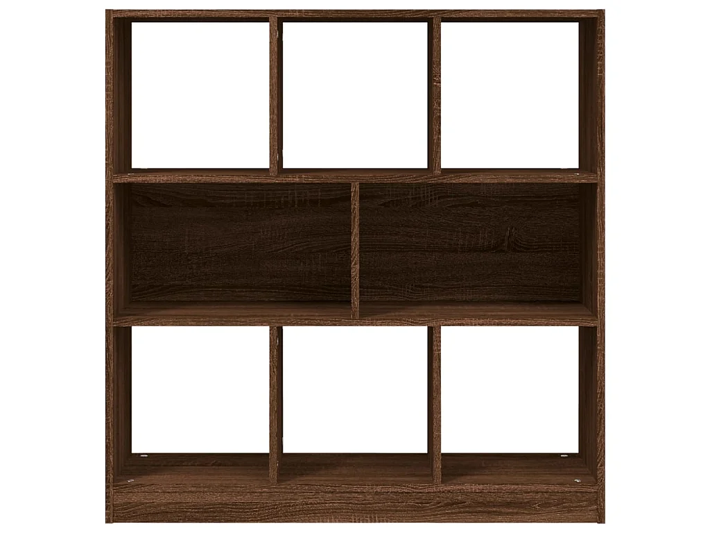 Bibliothèque Chêne marron 97,5x29,5x100 cm Bois d'ingénierie OFR41429 BonneVie Meuble