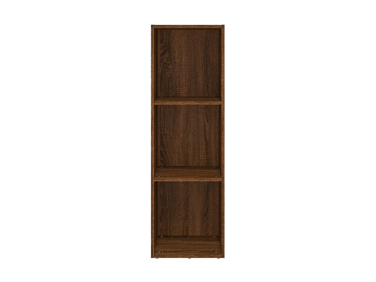 Bibliothèque | Meuble TV | Étagère de Rangement, Meuble pour Dossier chêne marron 36x30x114cm bois ingénierie BonneVie Meuble KOO89021