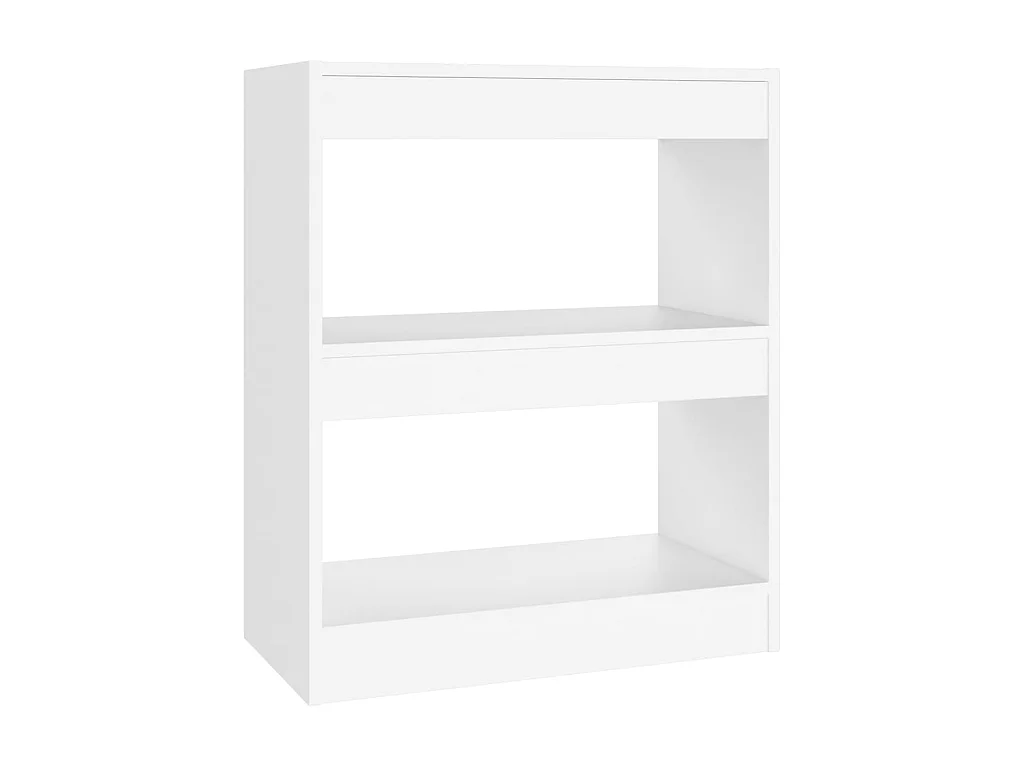 Bücherregal/Bücherschrank,Raumteiler Weiß 60x30x72 cm -gkd292266