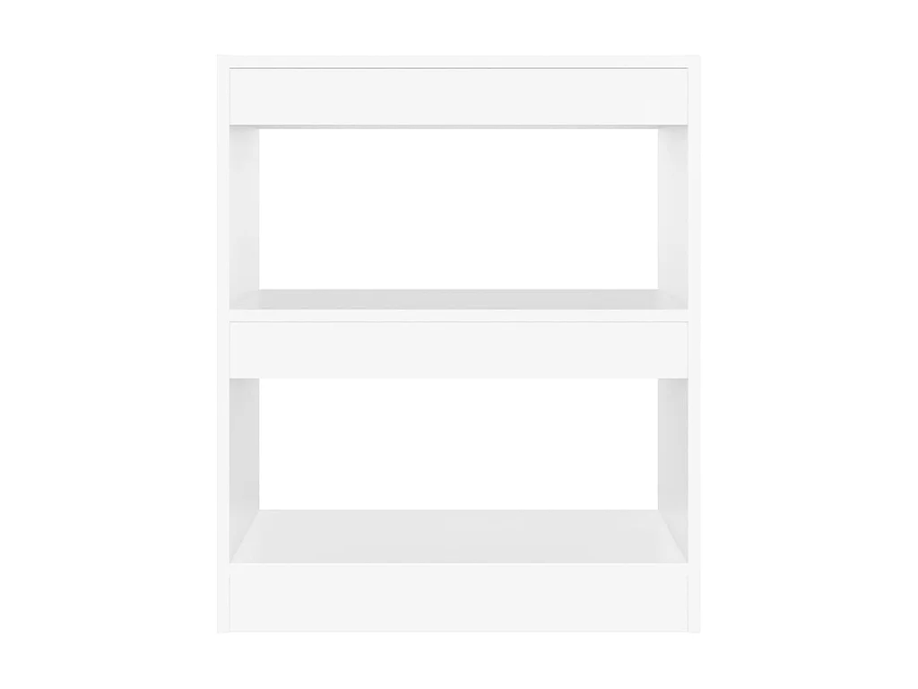 Bücherregal/Bücherschrank,Raumteiler Weiß 60x30x72 cm -gkd292266