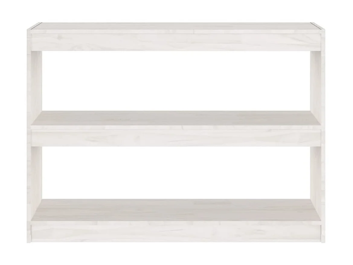 Estante/divisória 100x30x71,5 cm madeira de pinho branco PT104219