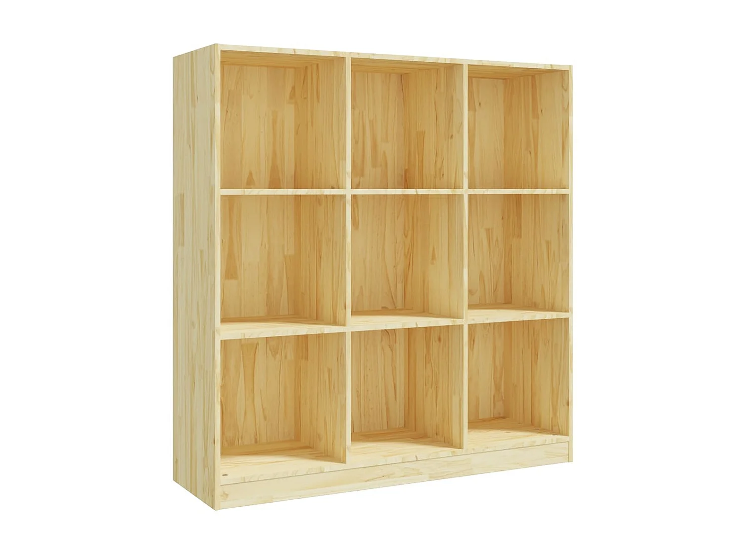 Bibliothèque-Séparateur de pièce 104x33,5x110 cm pin massif OFR64521 BonneVie Meuble