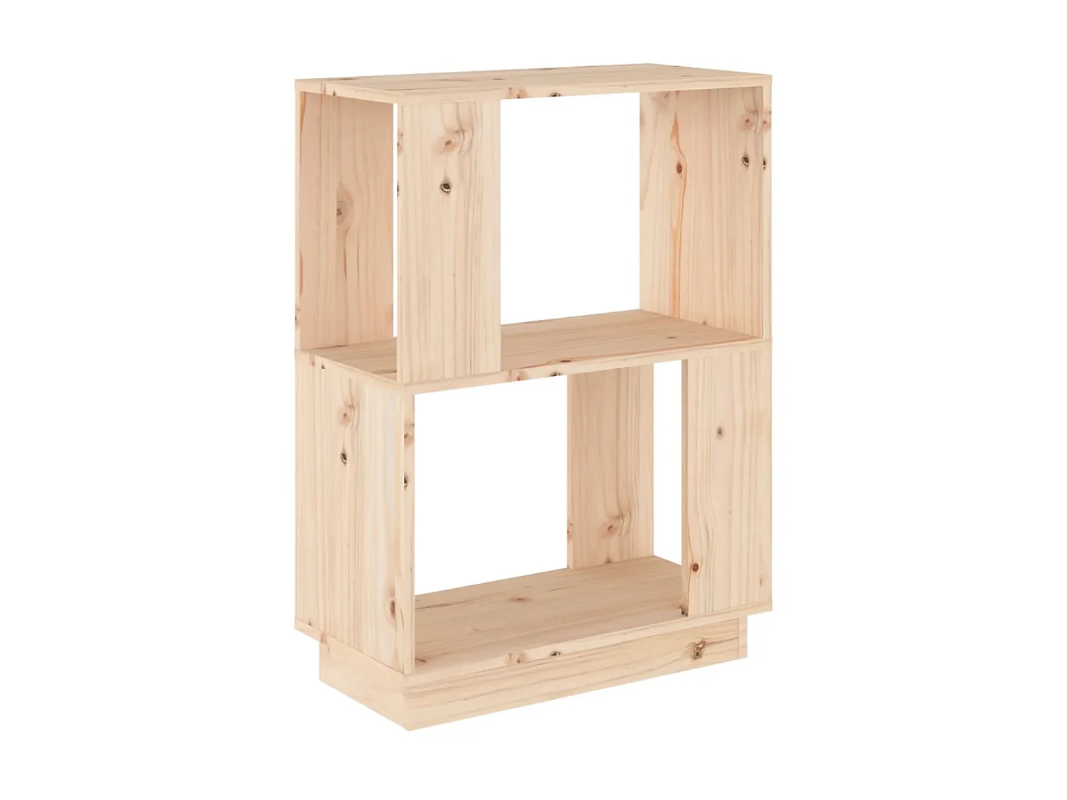 Bibliothèque-Séparateur de pièce 51x25x70 cm Bois de pin solide OFR97683 BonneVie Meuble