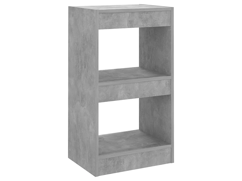 Bücherregal/Bücherschrank,Raumteiler Betongrau 40x30x72 cm -gkd208137
