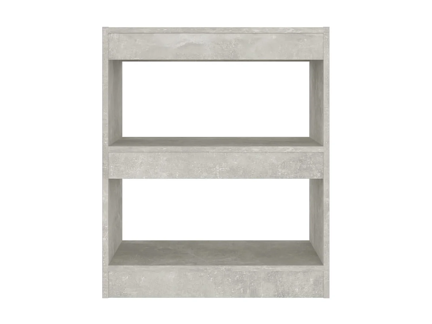 Bücherregal/Bücherschrank,Raumteiler Betongrau 60x30x72 cm -gkd529757